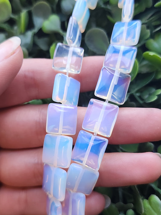 Opalite Square Beads