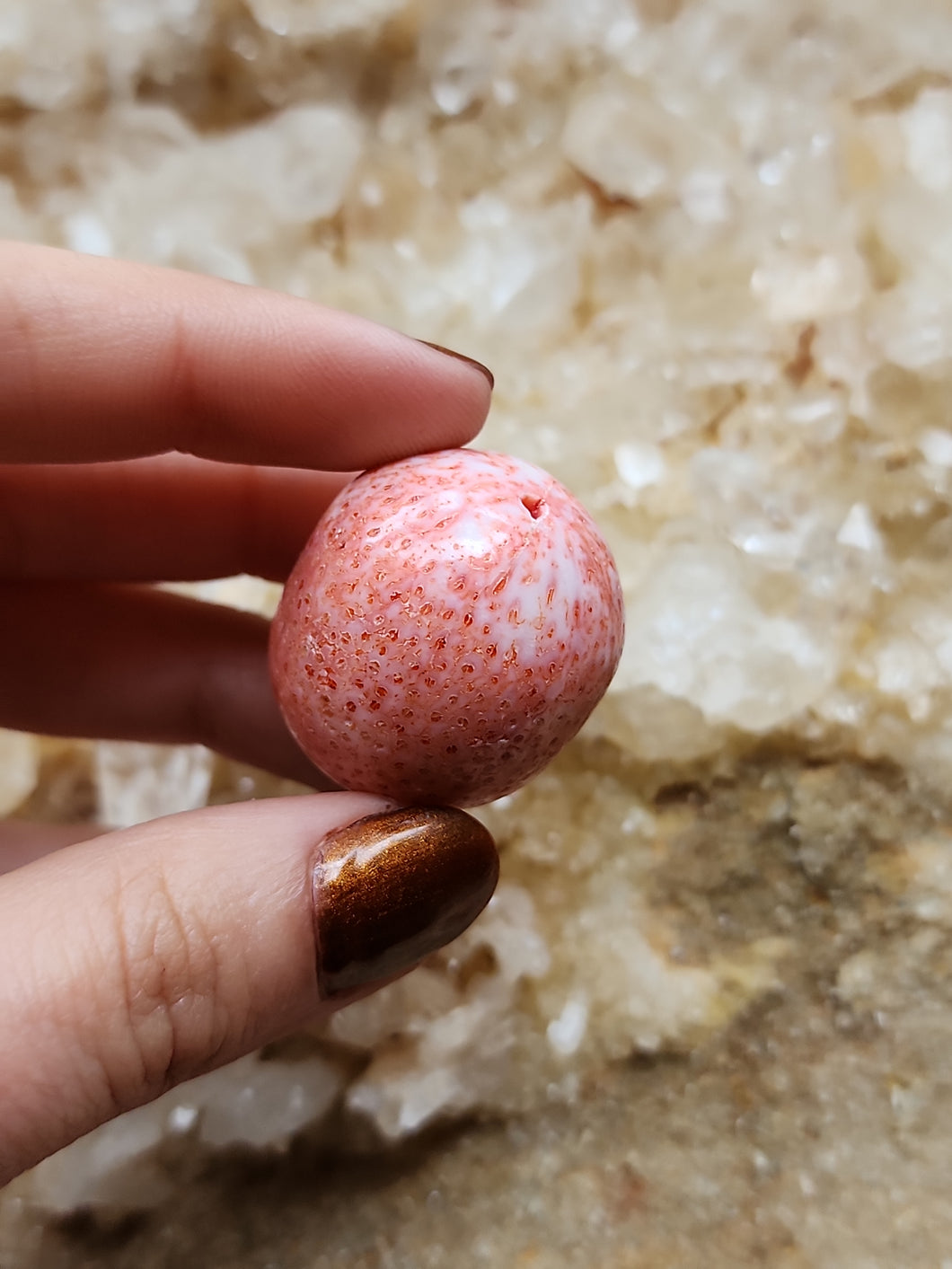 Pink Coral Single Beads