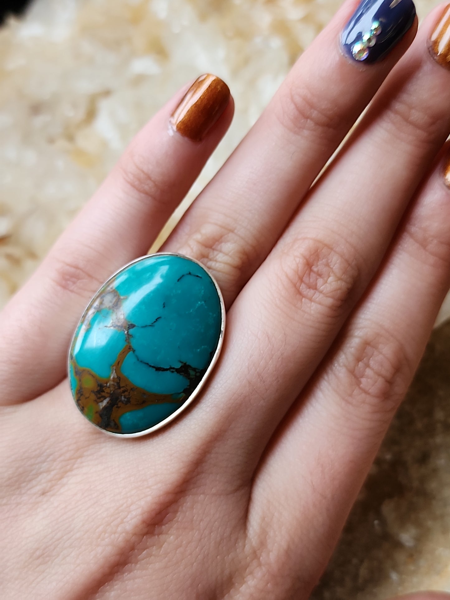 S.S. AAA Grade Hubei Turquoise Rings