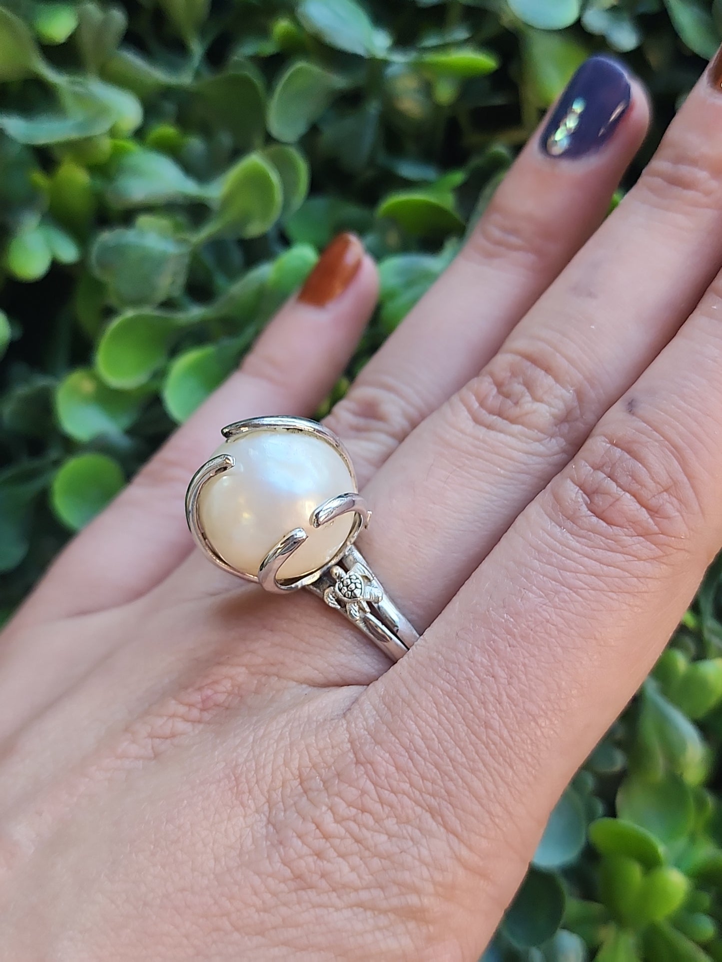 S.S. Shlomo AAA Grade Pearl Adjustable Rings