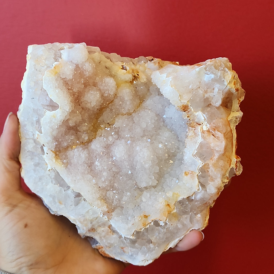 Druzy Agate Natural Heart Free Form