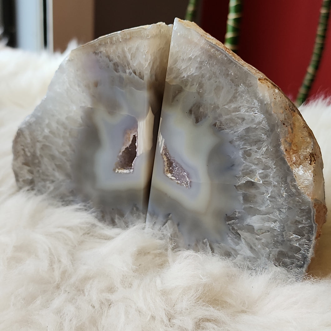 Agate book ends available at wholesale and retail prices, only at our crystal shop in San Diego!