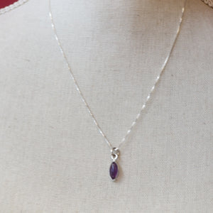 S.S. Amethyst Charm Necklaces