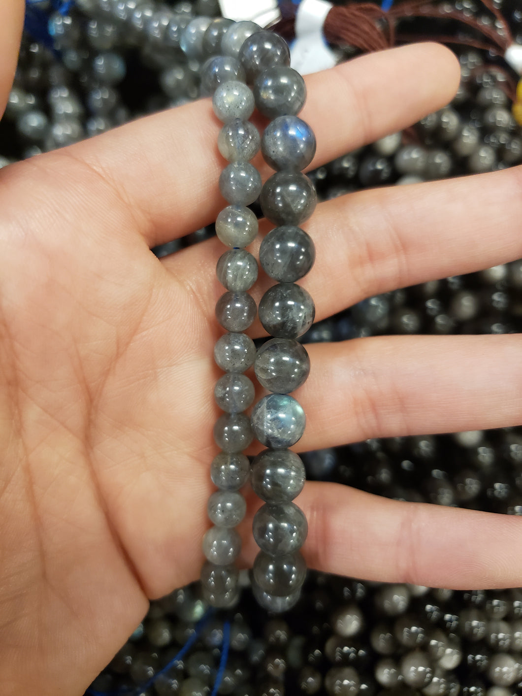 Grey Labradorite Beads