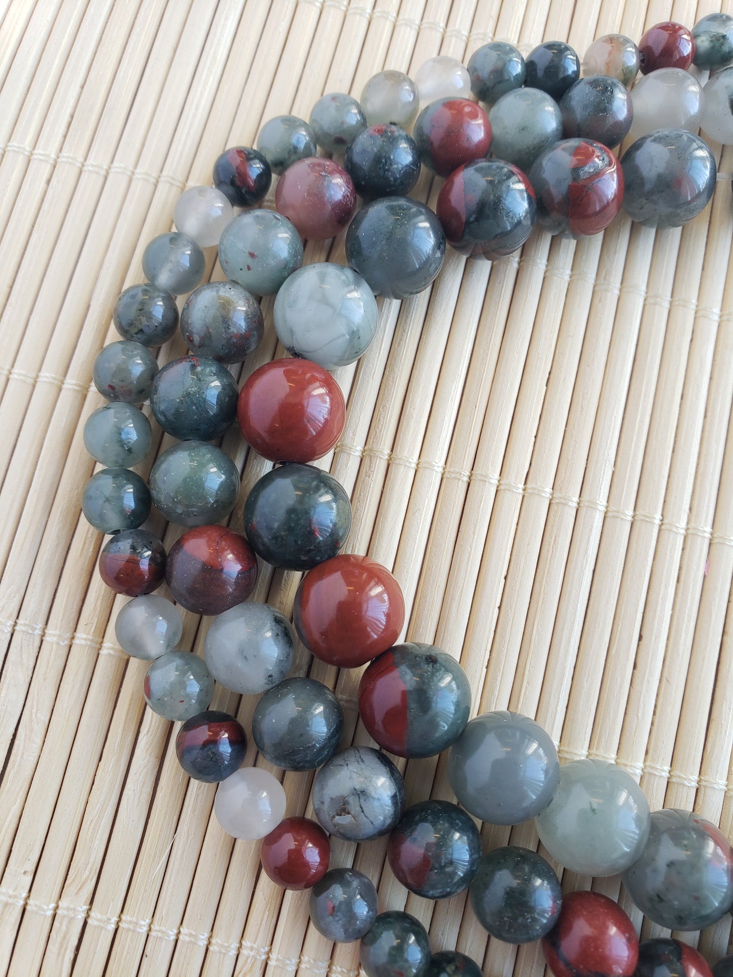 Blood Jasper Beads