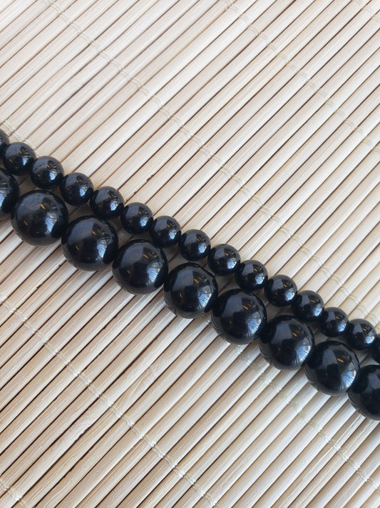 Jet Stone Beads