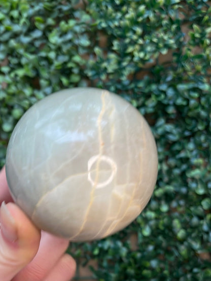 Green Moonstone Spheres 2.5"