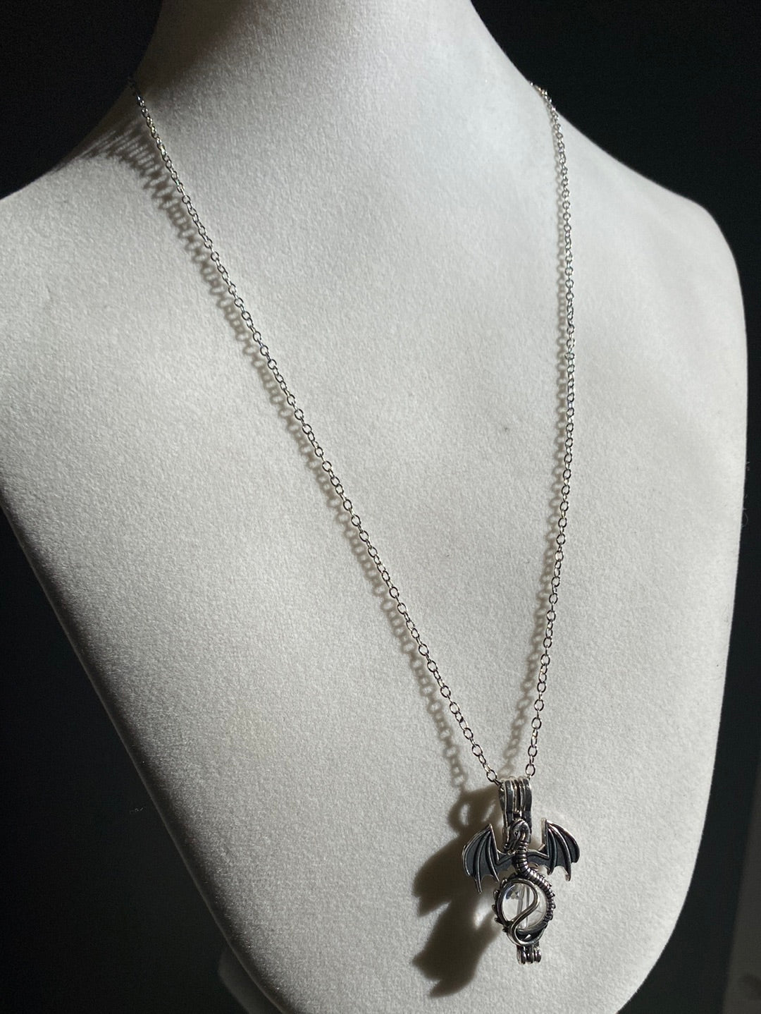 Clear Quartz Dragon Necklaces