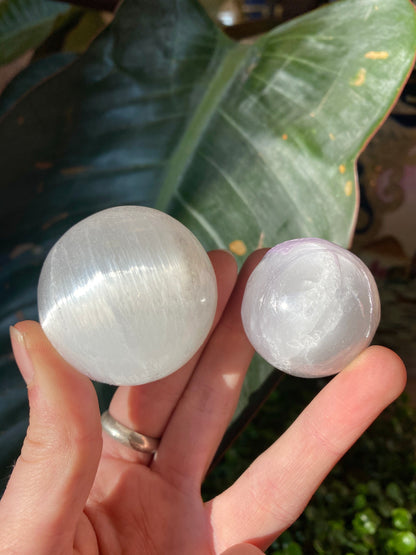 Mini Selenite Sphere