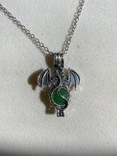 Load image into Gallery viewer, Green Aventurine Dragon Necklaces
