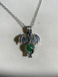 Green Aventurine Dragon Necklaces