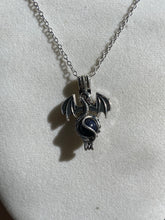 Load image into Gallery viewer, Blue Goldstone Dragon Necklaces
