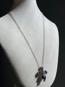 Blue Goldstone Dragon Necklaces