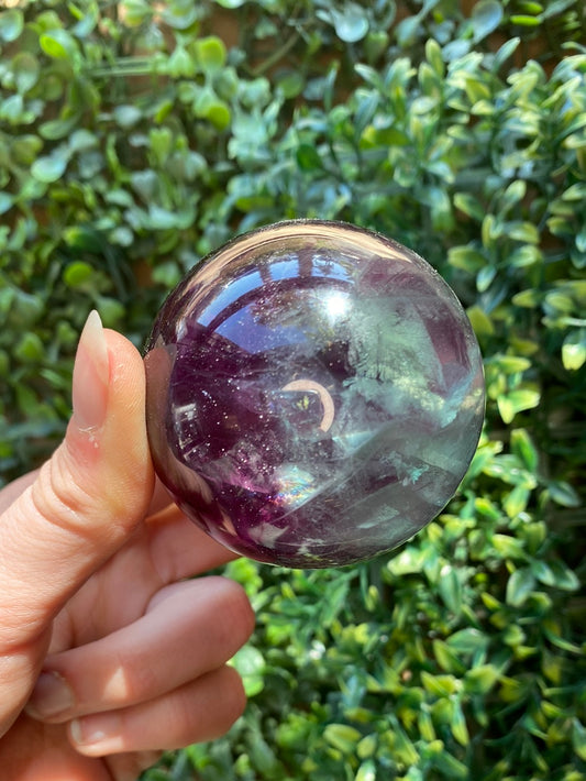 Watermelon Fluorite Spheres