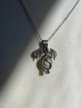 Load image into Gallery viewer, Howlite Dragon Necklaces
