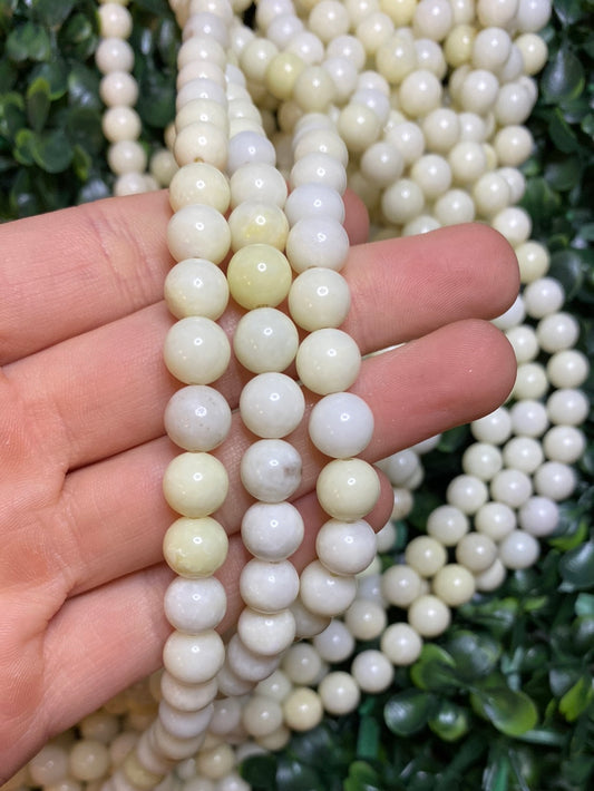 Ivory Jade Beads